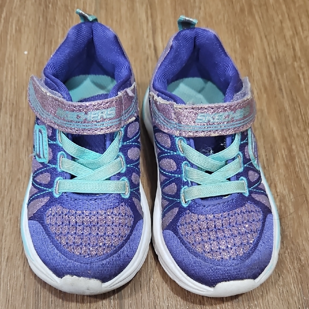 Skechers Kids Sneakers in Blue and Pink